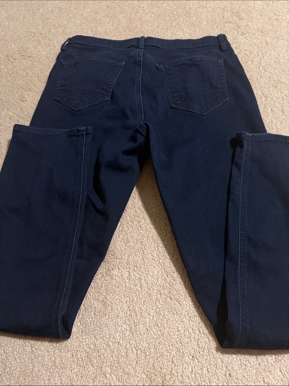 Lilly Pulitzer Navy Straight-Leg Jeans with Gold-Tone Hardware - Picture 12 of 15